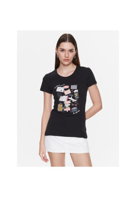 Liu Jo Тишърт WA3286 J5923 Черен Regular Fit - Pepit.bg