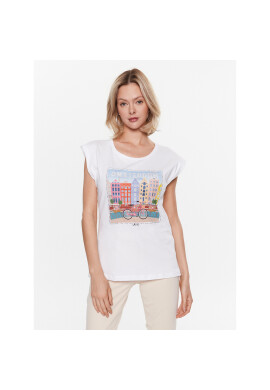 Liu Jo Тишърт WA3291 JS923 Бял Regular Fit - Pepit.bg