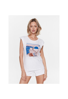 Liu Jo Тишърт WA3291 JS923 Бял Regular Fit - Pepit.bg