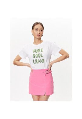 Liu Jo Тишърт WA3413 J4501 Бял Regular Fit - Pepit.bg