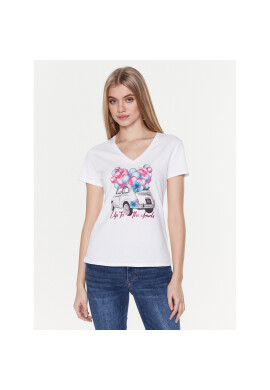 Liu Jo Тишърт WA3417 J4501 Бял Regular Fit - Pepit.bg