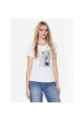 Liu Jo Тишърт WA3535 J5923 Бял Regular Fit - Pepit.bg