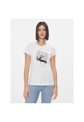 Liu Jo Тишърт WA4034 JS923 Бял Regular Fit - Pepit.bg