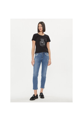 Liu Jo Тишърт WA4034 JS923 Черен Regular Fit - Pepit.bg
