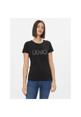 Liu Jo Тишърт WA4051 JS923 Черен Regular Fit - Pepit.bg