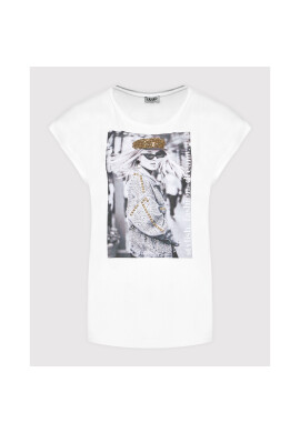 Liu Jo Тишърт WF1252 J5003 Бял Regular Fit - Pepit.bg