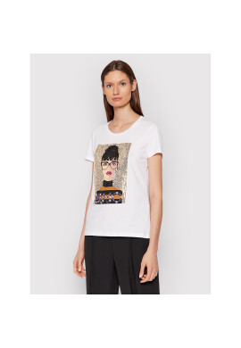 Liu Jo Тишърт WF1348 J5703 Бял Regular Fit - Pepit.bg