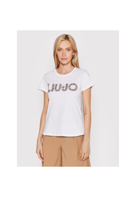 Liu Jo Тишърт WF2303 J6308 Бял Regular Fit - Pepit.bg