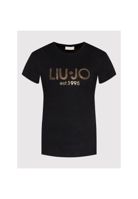 Liu Jo Тишърт WF2303 J6308 Черен Regular Fit - Pepit.bg