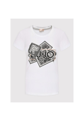 Liu Jo Тишърт WF2375 JS923 Бял Regular Fit - Pepit.bg