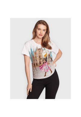 Liu Jo Тишърт WF2385 J5923 Бял Regular Fit - Pepit.bg