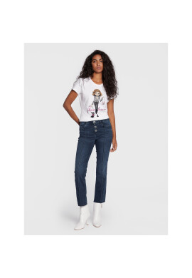 Liu Jo Тишърт WF2534 JS923 Бял Slim Fit - Pepit.bg