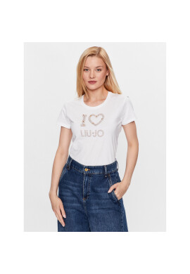 Liu Jo Тишърт WF3076 JS923 Бял Regular Fit - Pepit.bg
