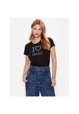 Liu Jo Тишърт WF3076 JS923 Черен Regular Fit - Pepit.bg