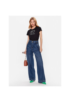 Liu Jo Тишърт WF3076 JS923 Черен Regular Fit - Pepit.bg