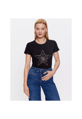 Liu Jo Тишърт WF3076 JS923 Черен Regular Fit - Pepit.bg