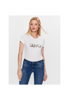 Liu Jo Тишърт WF3085 J6308 Бял Regular Fit - Pepit.bg