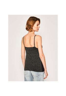 Liu Jo топ MA0027 MA32H Черен Regular Fit - Pepit.bg