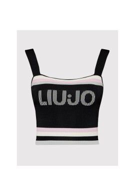 Liu Jo топ TA2104 MA16M Черен Slim Fit - Pepit.bg