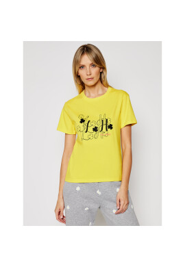 Local Heroes Тишърт Clover SS21T0033 Жълт Regular Fit - Pepit.bg
