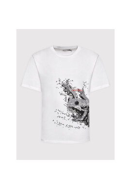 Local Heroes Тишърт Frog SS22T0032 Бял Oversize - Pepit.bg