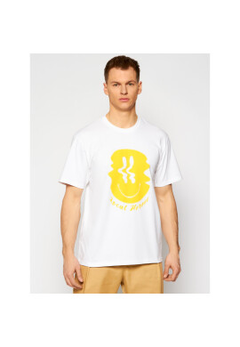 Local Heroes Тишърт Smiley SS21T0008 Бял Oversize - Pepit.bg