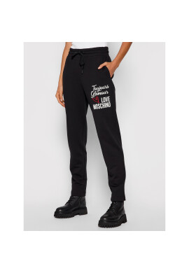 LOVE MOSCHINO Долнище анцуг W155603M 4055 Черен Regular Fit - Pepit.bg