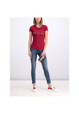 LOVE MOSCHINO Тишърт W4B194TE2065 Червен Regular Fit - Pepit.bg