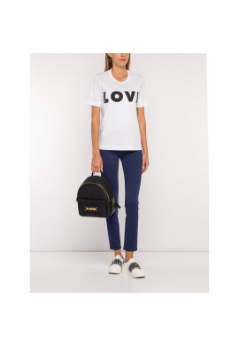 LOVE MOSCHINO Тишърт W4F151VM 3517 Бял Regular Fit - Pepit.bg