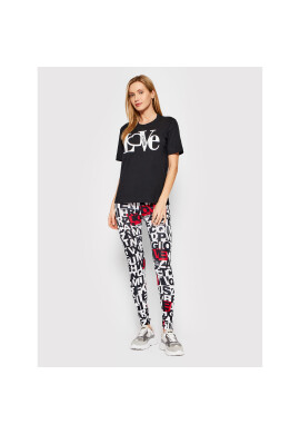 LOVE MOSCHINO Тишърт W4F153MM 3876 Черен Regular Fit - Pepit.bg
