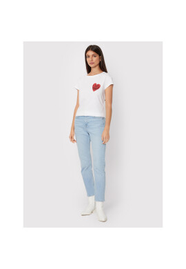 LOVE MOSCHINO Тишърт W4F303GM 3876 Бял Regular Fit - Pepit.bg