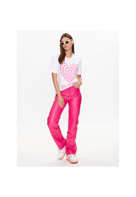 LOVE MOSCHINO Тишърт W4H0637M 3876 Бял Regular Fit - Pepit.bg