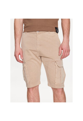 LTB Шорти от плат Dikada 46013 Бежов Regular Fit - Pepit.bg