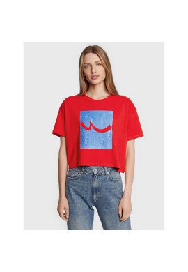 LTB Тишърт Capoco 80013 6089 Червен Relaxed Fit - Pepit.bg