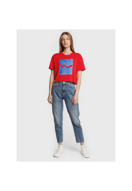 LTB Тишърт Capoco 80013 6089 Червен Relaxed Fit - Pepit.bg