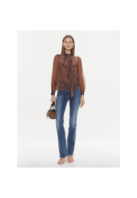 Luisa Spagnoli Блуза Luccichio 540315 Кафяв Regular Fit - Pepit.bg