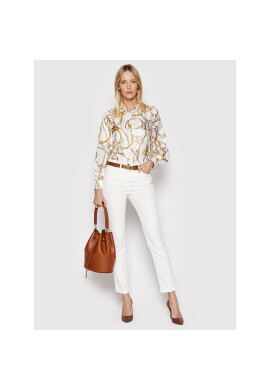 Luisa Spagnoli Дънки Annuali 538936 Бял Slim Fit - Pepit.bg