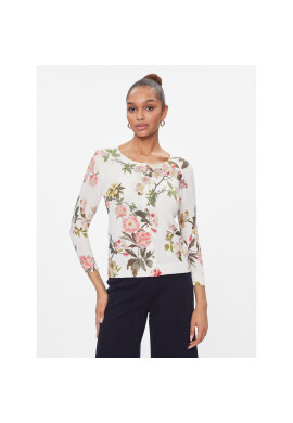 Luisa Spagnoli Кардиган Centrino 58252 Бял Regular Fit - Pepit.bg