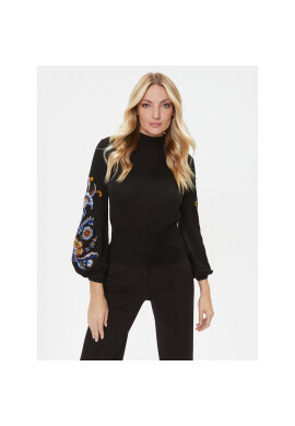 Luisa Spagnoli Пуловер Manteca 58017 Черен Regular Fit - Pepit.bg
