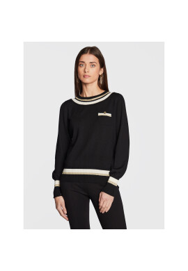 Luisa Spagnoli Пуловер Micellare 576819 Черен Regular Fit - Pepit.bg