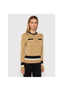 Luisa Spagnoli Пуловер Milo 57383 Кафяв Regular Fit - Pepit.bg