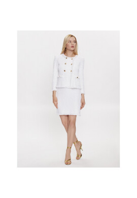 Luisa Spagnoli Сако Clara 57838 Бял Regular Fit - Pepit.bg