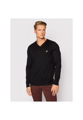 Lyle & Scott Пуловер KN401VC Черен Slim Fit - Pepit.bg