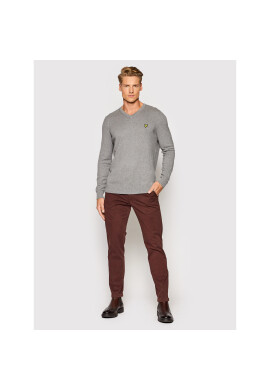 Lyle & Scott Пуловер KN401VC Сив Slim Fit - Pepit.bg