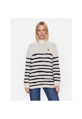 Lyle & Scott Пуловер KNW1802V Екрю Regular Fit - Pepit.bg