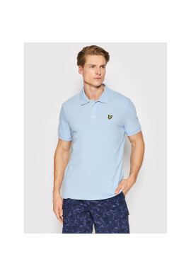 Lyle & Scott Тениска с яка и копчета Plain SP400VOG Син Regular Fit - Pepit.bg