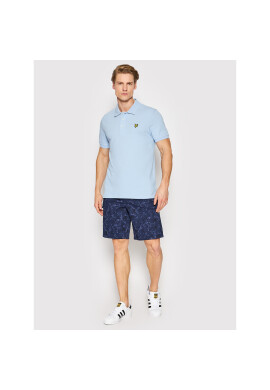 Lyle & Scott Тениска с яка и копчета Plain SP400VOG Син Regular Fit - Pepit.bg