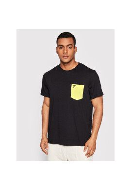 Lyle & Scott Тишърт Contrast Pocket TS831VOG Черен Regular Fit - Pepit.bg