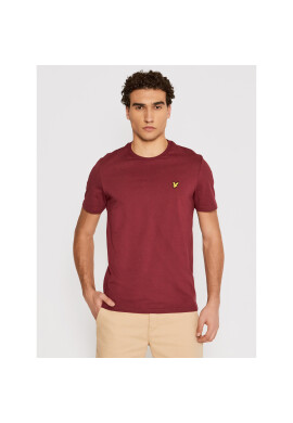 Lyle & Scott Тишърт Plain TS400VOG Бордо Regular Fit - Pepit.bg