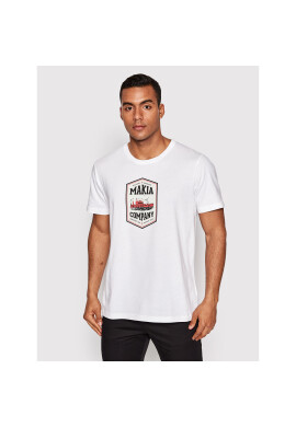 Makia Тишърт Pilot M21331 Бял Regular Fit - Pepit.bg